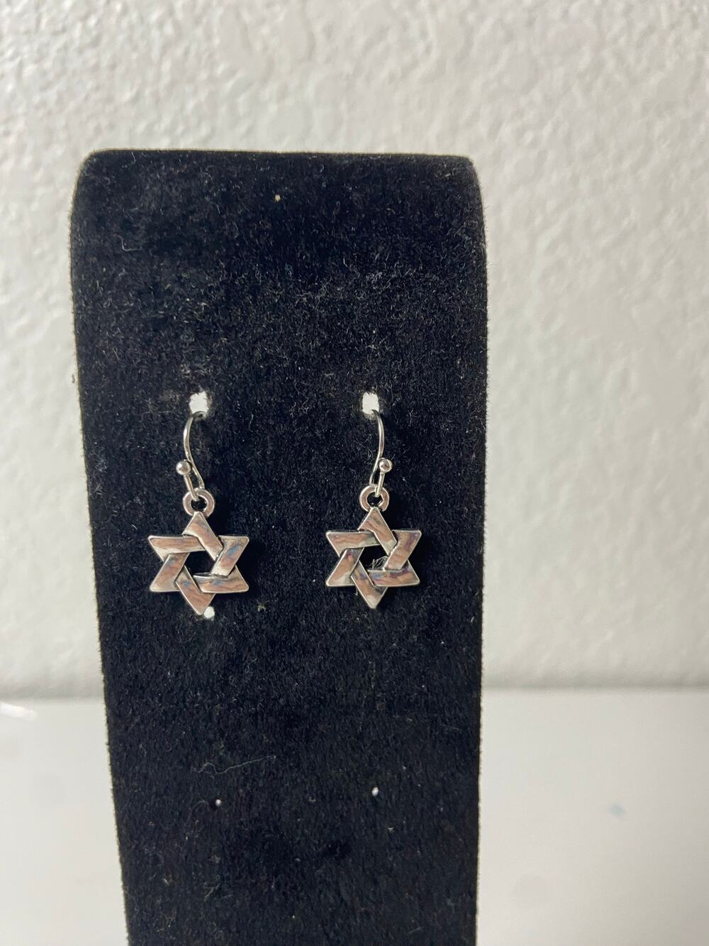 Vintage Style Star of David Earrings - 60s Inspired